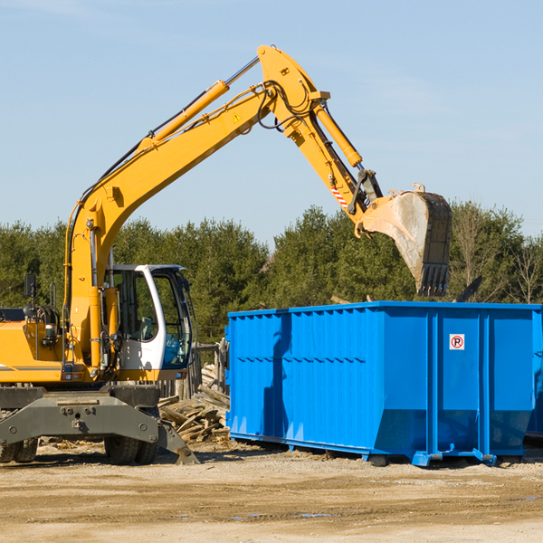 can i choose the location where the residential dumpster will be placed in Westernport Maryland